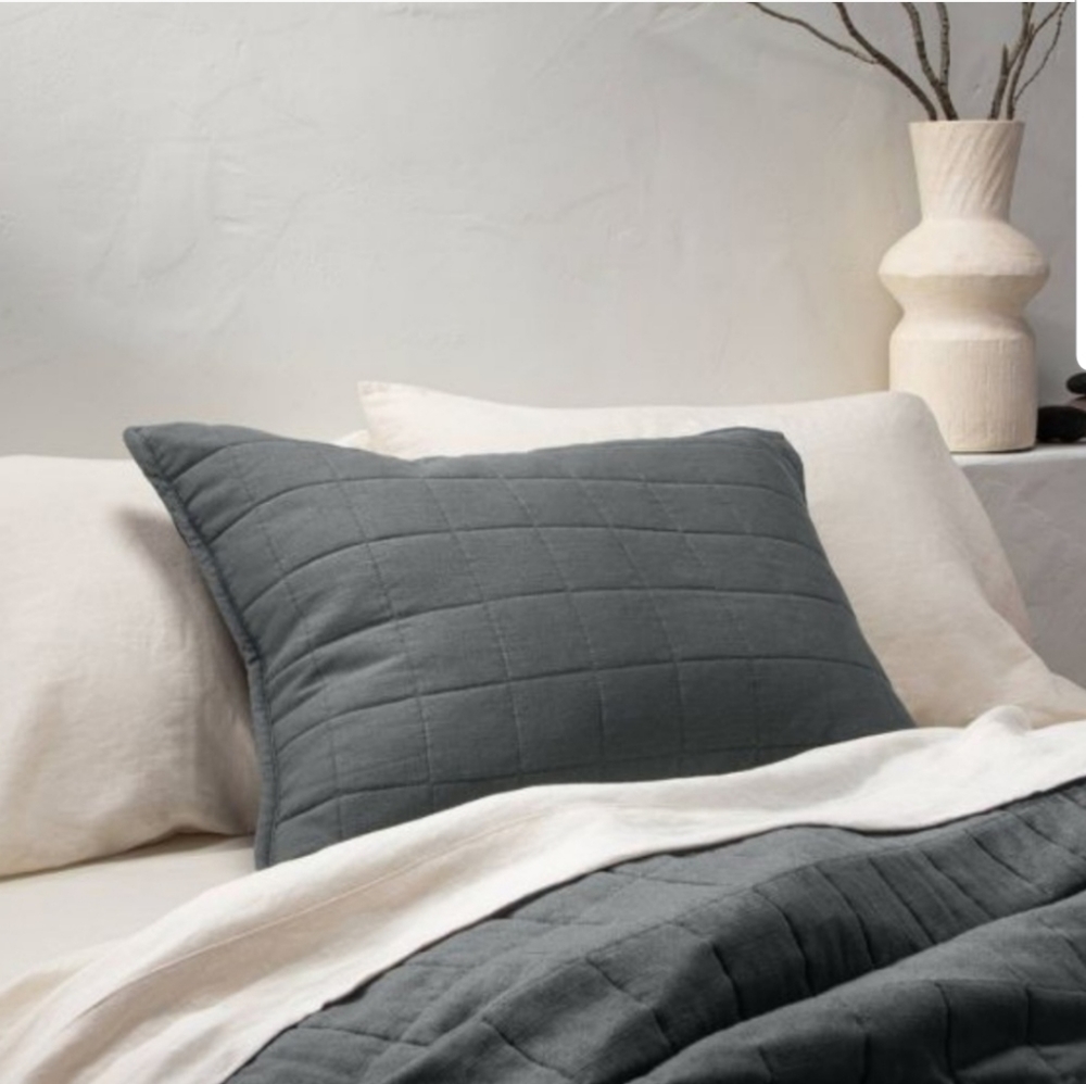 CASALUNA heavyweight linen sham-standard